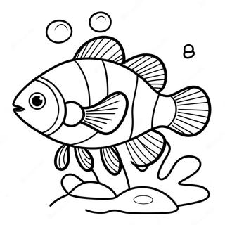 Page A Colorier Poisson Clown 54951-45728