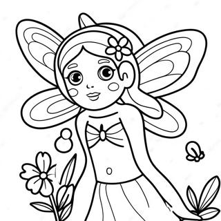 Fée Papillon Pages À Colorier