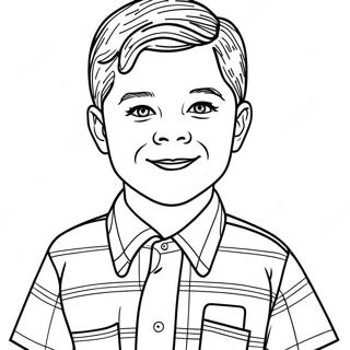 Page A Colorier Jeune Sheldon 55081-45835