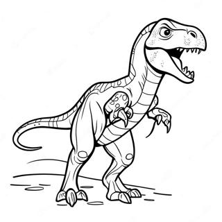 Page A Colorier Indoraptor Feroce En Action 55092-45847