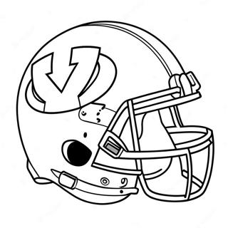 Page A Colorier Du Logo De Football Byu 55101-45830