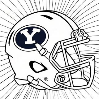 Page A Colorier Du Logo De Football Byu 55101-45831