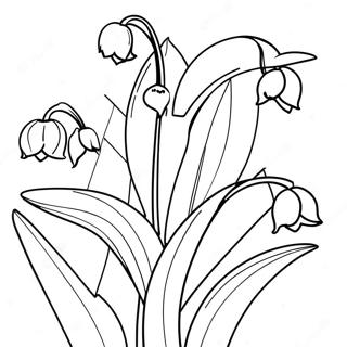 Page A Colorier De La Fleur De Muguet 55141-45870