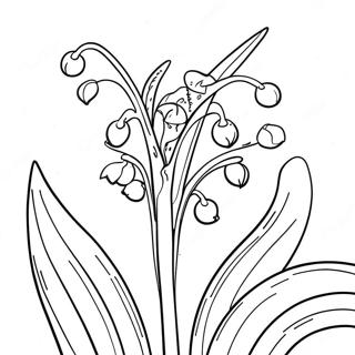 Page A Colorier De La Fleur De Muguet 55141-45872