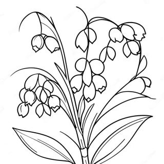 Page A Colorier Dun Delicat Muguet 55142-45881