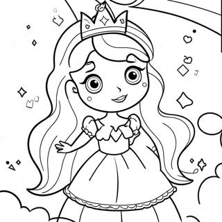 Page A Colorier De La Princesse Arc En Ciel 55161-45903