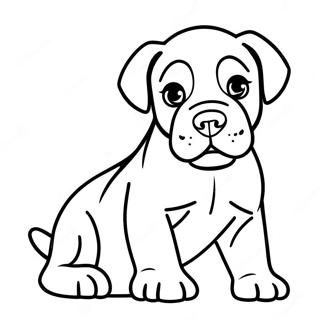 Page A Colorier De Chiot Cane Corso Joueur 55212-45943