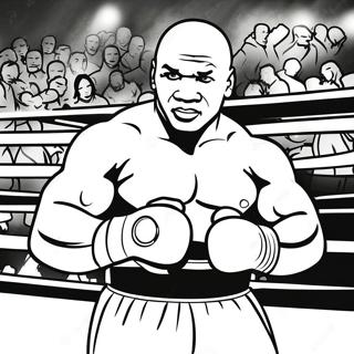 Page A Colorier De Mike Tyson Dans Le Ring 55232-45963