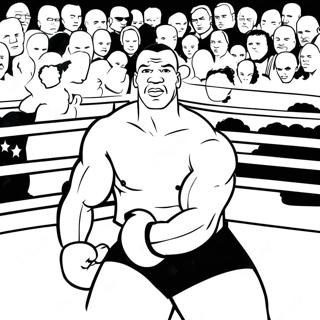 Page A Colorier De Mike Tyson Dans Le Ring 55232-45964