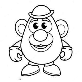 Monsieur Patate Pages À Colorier