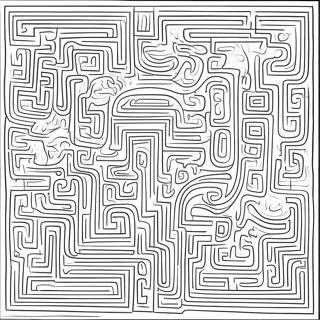 Labyrinthe Pages À Colorier