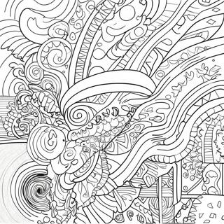 Page A Colorier De Motifs Glitch Colores 55512-46176