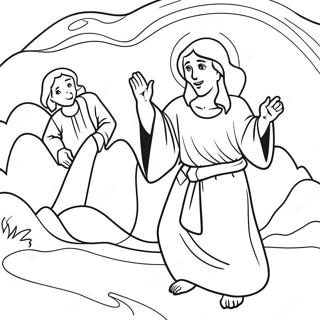 Page A Colorier De La Tentation De Jesus 55531-46190