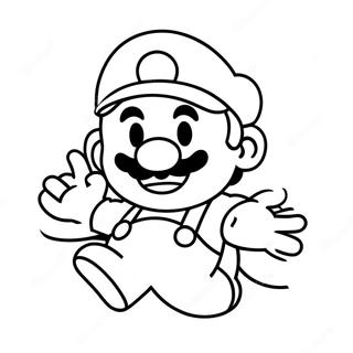 Page A Colorier Mario 8 Bits 5553-4435