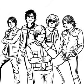 Page A Colorier My Chemical Romance 55571-46219