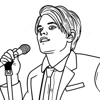 Page A Colorier De Gerard Way En Concert 55572-46221