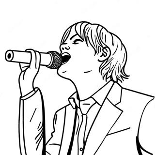 Page A Colorier De Gerard Way En Concert 55572-46223