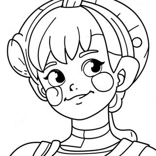 Page A Colorier De Bulma Dans Sa Tenue Emblematique 55602-46253