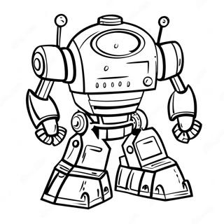 Page A Colorier De Robot En Metal 55641-46275