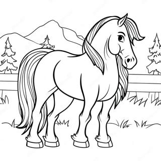 Page A Colorier Cheval De Trait 55761-46371