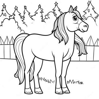 Page A Colorier Cheval Clydesdale 55781-46386