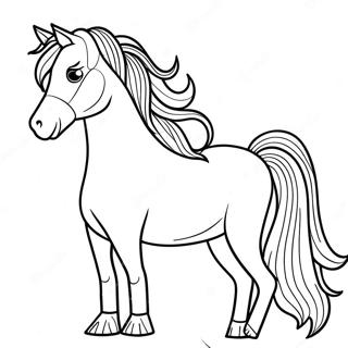 Page A Colorier Cheval Clydesdale 55781-46387