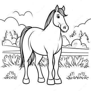 Page A Colorier Cheval Clydesdale 55781-46388