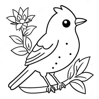 Oiseau Réaliste Pages À Colorier