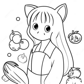 Page A Colorier De Fruits Basket Anime 55861-46453