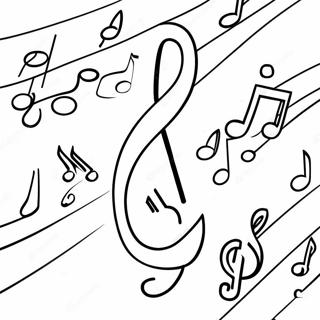 Page A Colorier De Notes Musicales Colorees 55872-46462