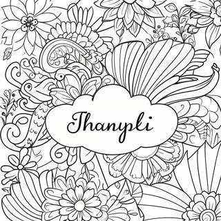 Page A Colorier Mots De Gratitude 55912-46491