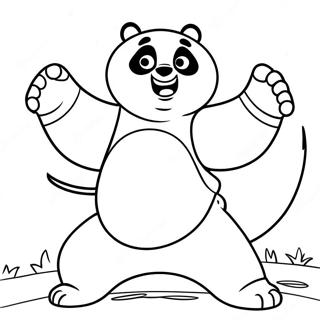 Page A Colorier Kung Fu Panda 5593-4466