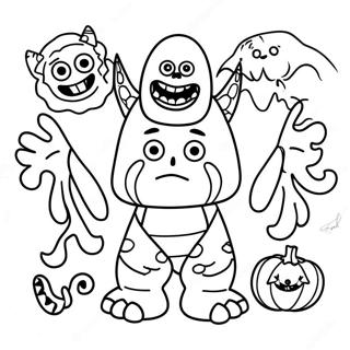 Page A Colorier Monster Mash 55971-46541