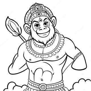 Page A Colorier De Hanuman 56011-46563