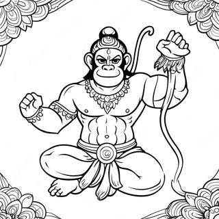 Page A Colorier De Hanuman 56011-46564