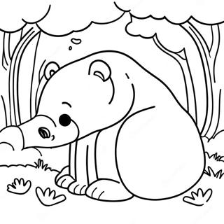 Animaux Hibernants Pages À Colorier