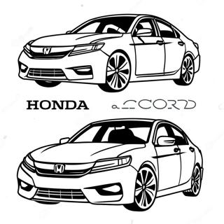 Page A Colorier De Honda Accord 56051-46599