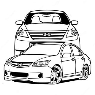 Page A Colorier De Honda Accord Sportive 56052-46604