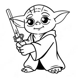 Yoda Pages À Colorier