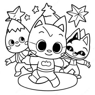 Page A Colorier Pj Masks Noel 56181-46708