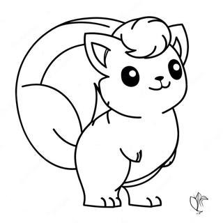 Vulpix Pages À Colorier