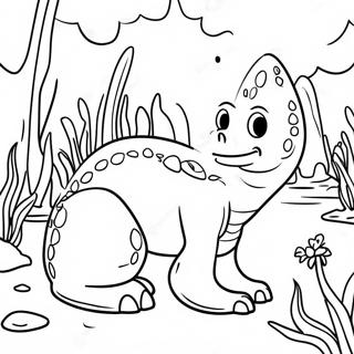 Page A Colorier Creature Mysterieuse Du Marais 56292-46797