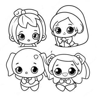 Page A Colorier Personnages Mignons De Gacha Life 562-450