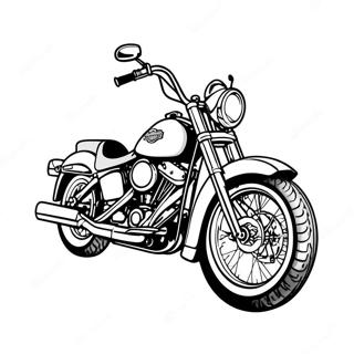 Harley Davidson Pages À Colorier