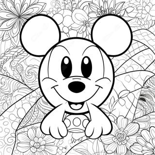 Oreilles De Mickey Pages À Colorier