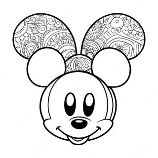 Page A Colorier Des Oreilles De Mickey 56371-46856