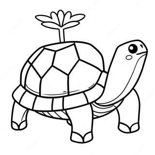 Tortue Minecraft Pages À Colorier