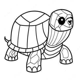 Page A Colorier De Tortue Minecraft 56391-46876