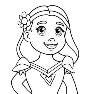 Page A Colorier De Nella La Princesse Chevalier 56431-46907