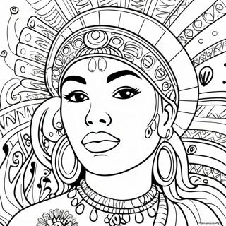 Page A Colorier De Culture Chicano Vibrante 5644-4512